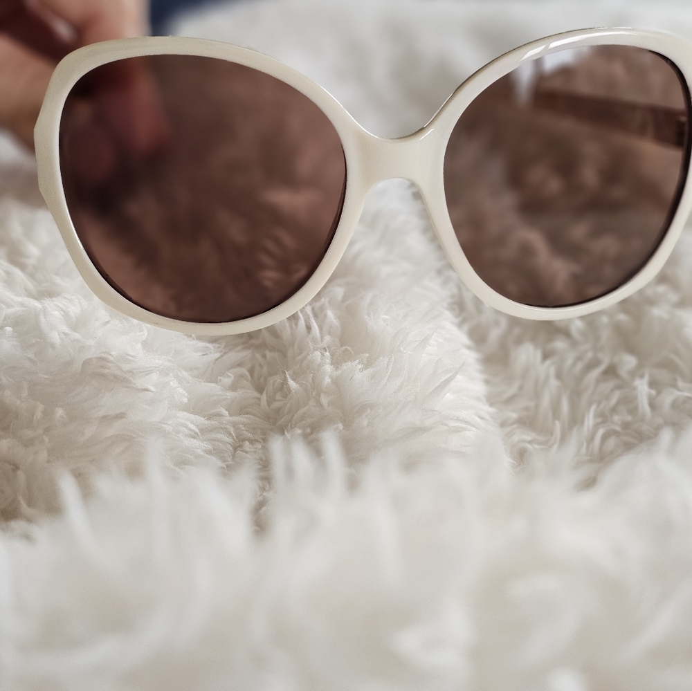 Roberto Cavalli Bucaneve White Sunglasses Preowned w/ prescription lenses